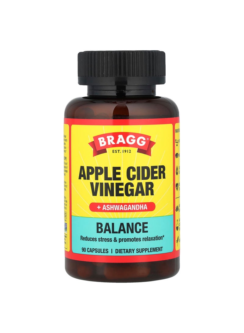 Apple Cider Vinegar + Ashwagandha, 90 Capsules